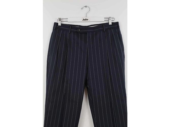 Hermès pantaloni di lana Blu - vista 2