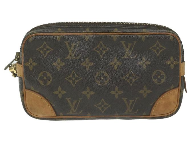 Pochette LOUIS VUITTON con monogramma Marly Dragonne PM M51827 LV Auth em5759 - vista 13