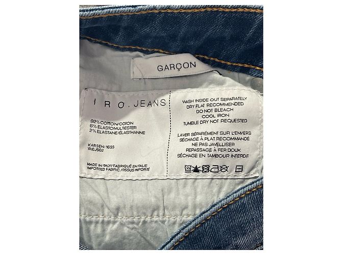 Jeans IRO T.US 24 Cotone Blu - vista 5