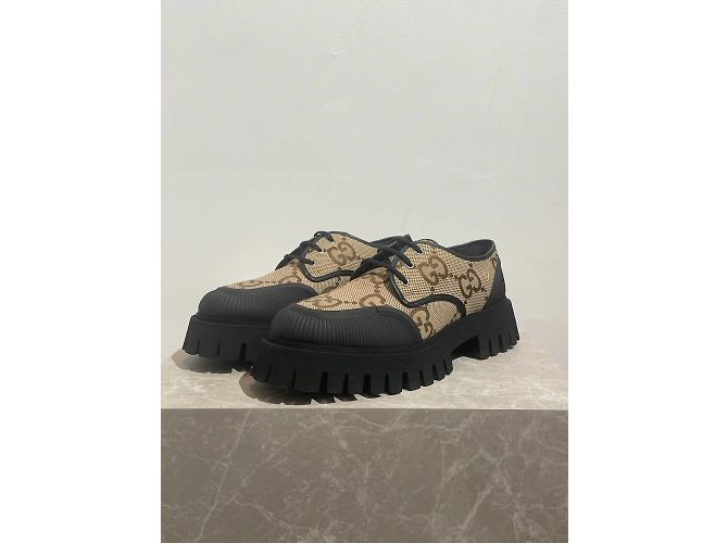 Scarpe GUCCI T.EU 43.5 Tessuto Beige - vista 2