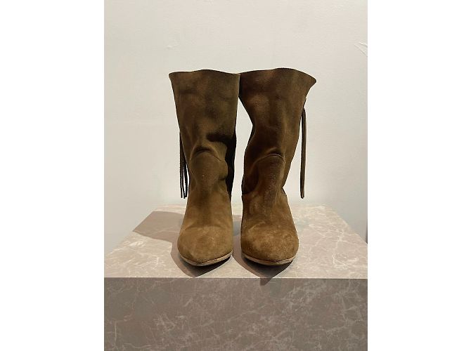 JEROME DREYFUSS Botines T.EU 38 Ante Camello - vista 2