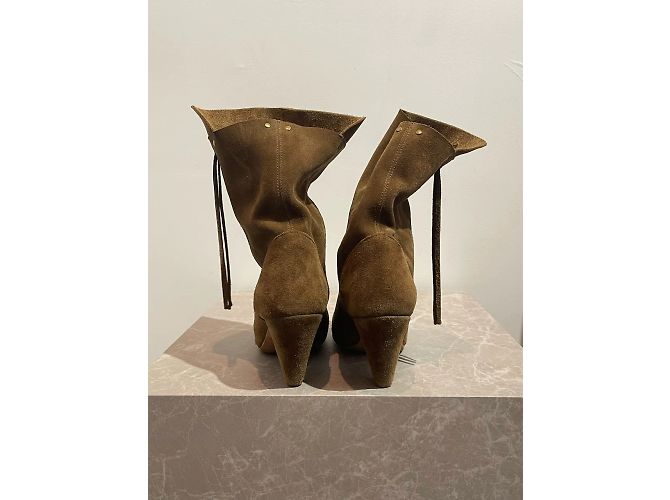 JEROME DREYFUSS Botines T.EU 38 Ante Camello - vista 6