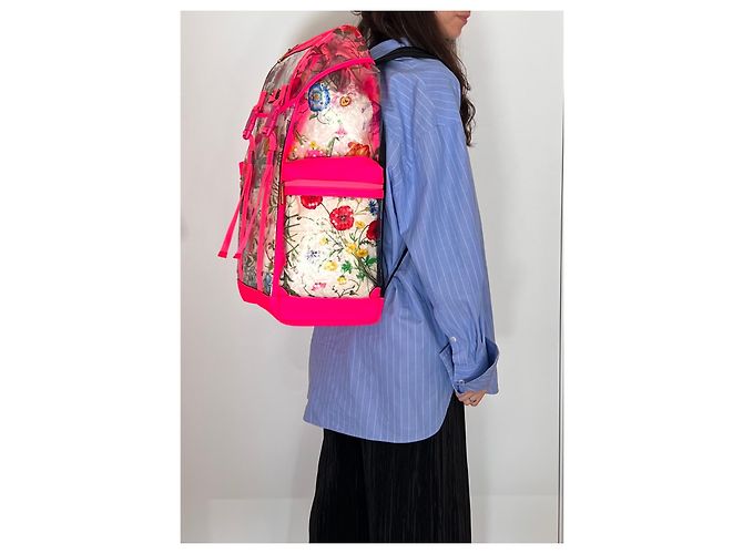 Zaino Gucci Primavera Estate 2019 Flora Multicolore - vista 10