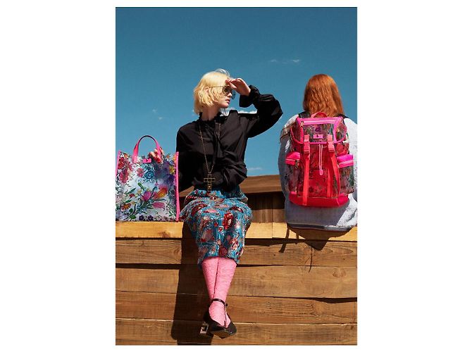 Zaino Gucci Primavera Estate 2019 Flora Multicolore - vista 12