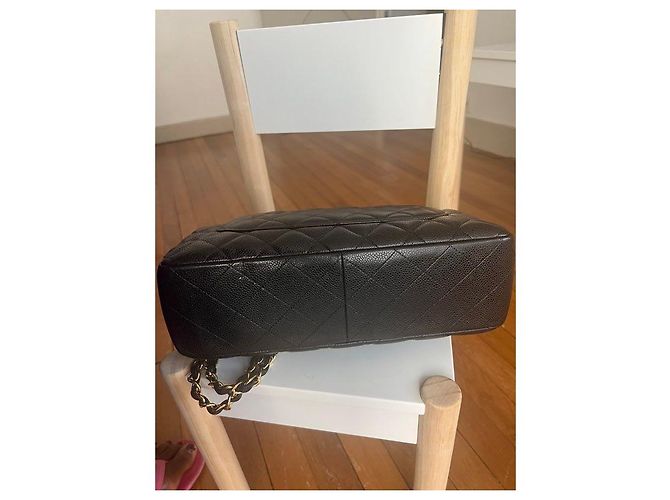 JUMBO - Kalbsleder Chanel "Kaviar" Schwarz - Ansicht 10