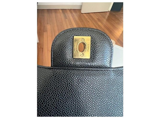 JUMBO - Kalbsleder Chanel "Kaviar" Schwarz - Ansicht 4