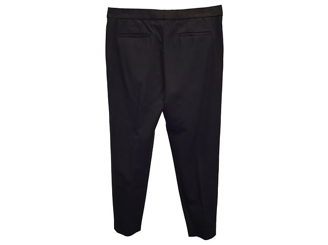 Chloé Pantalón recto Chloe de lana virgen negra Negro - vista 2