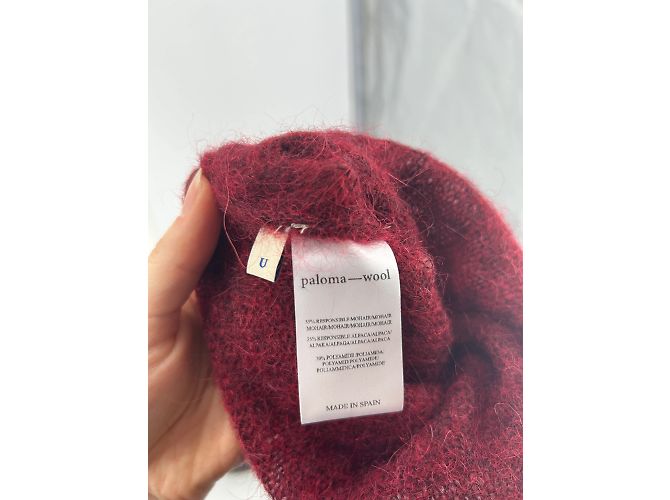 Autre Marque PALOMA WOOL Strickwaren T.FR Taille Einzigartige Wolle Rot - Ansicht 6