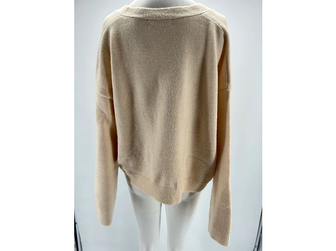 Autre Marque Nicht signiert / Unsignierte Strickwaren T.International S Polyester Beige - Ansicht 2