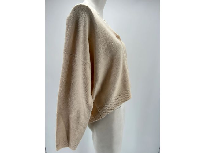 Autre Marque Nicht signiert / Unsignierte Strickwaren T.International S Polyester Beige - Ansicht 4