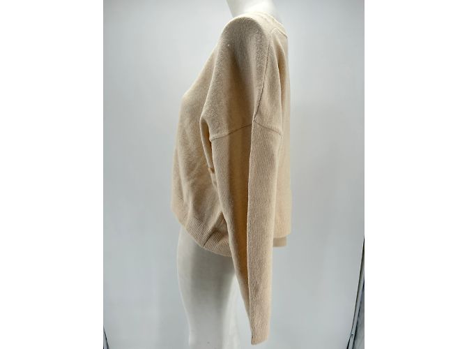 Autre Marque Nicht signiert / Unsignierte Strickwaren T.International S Polyester Beige - Ansicht 5