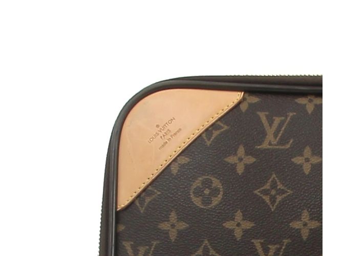 LOUIS VUITTON Borse da viaggio T.  stoffa Marrone - vista 5