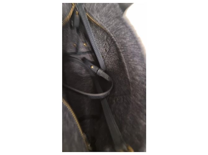 Borsa tote Vanessa Bruno blu in lana - vista 4