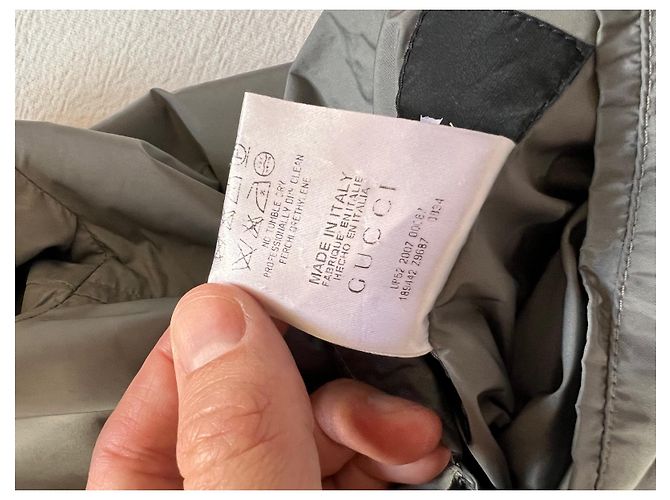 Giacca bomber Gucci reversibile Black Grey - view 10