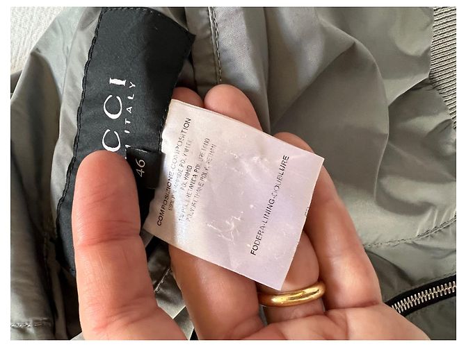 Giacca bomber Gucci reversibile Black Grey - view 11