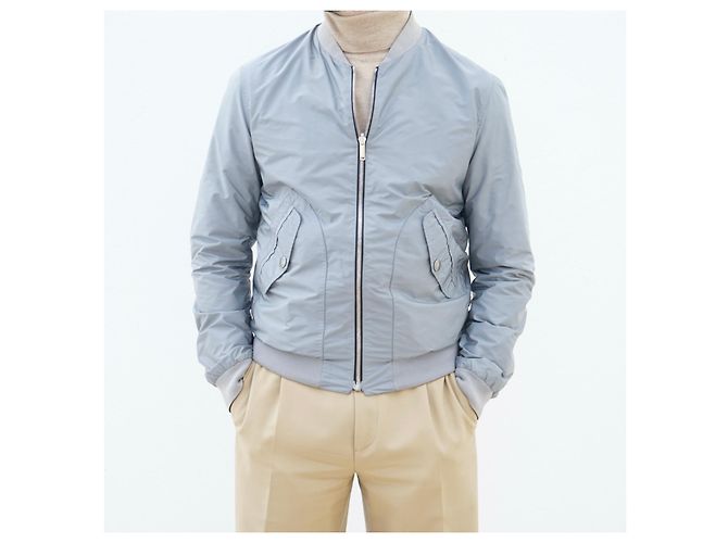Giacca bomber Gucci reversibile Black Grey - view 5
