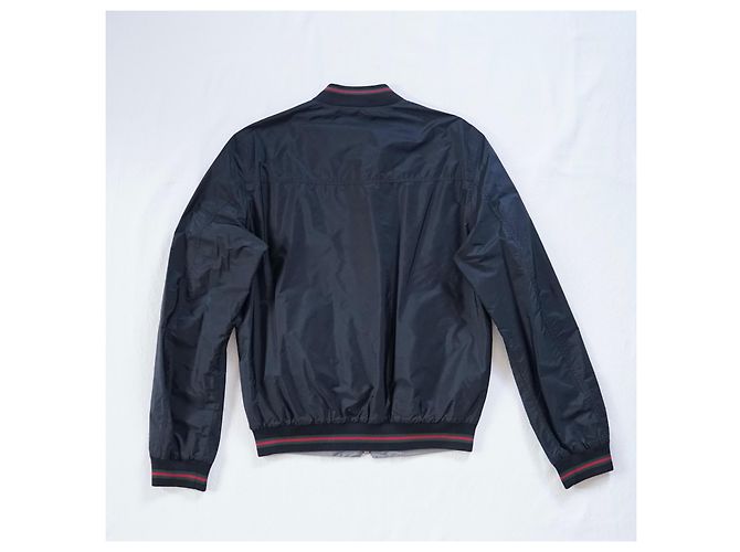 Giacca bomber Gucci reversibile Black Grey - view 6