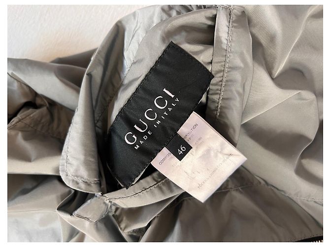 Giacca bomber Gucci reversibile Black Grey - view 7