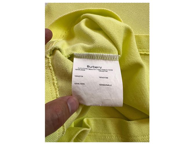 Vestido de tenis Burberry amarillo de algodón - vista 6