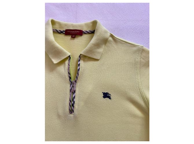 Vestido de tenis Burberry amarillo de algodón - vista 9