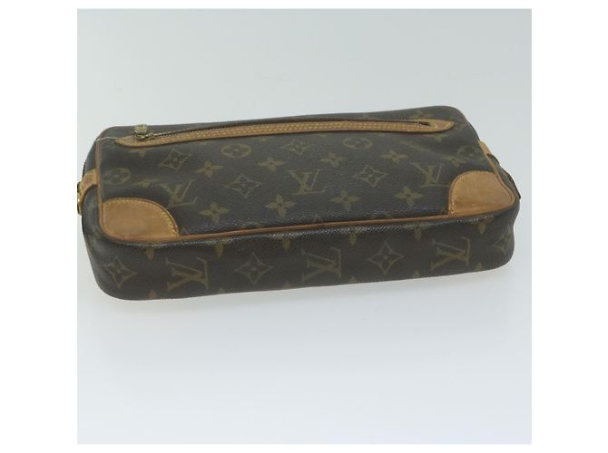 Pochette LOUIS VUITTON con monogramma Marly Dragonne GM M51825 LV Auth em5743 - vista 5