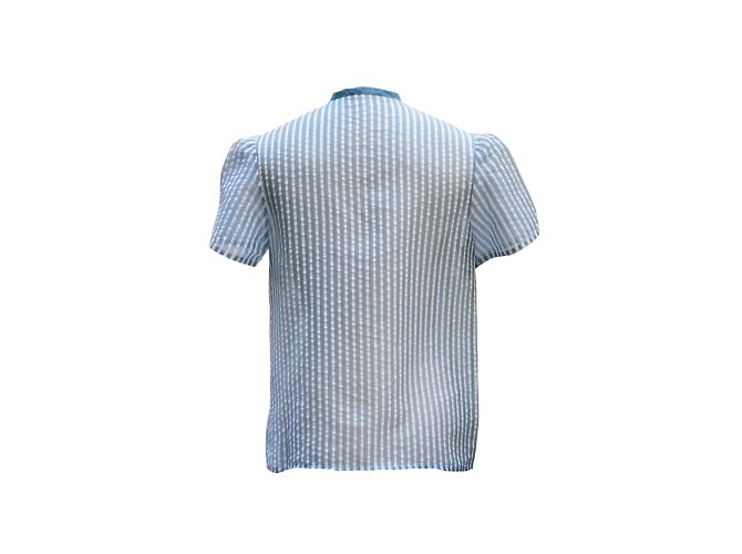 Autre Marque Camicia Rubino Gaeta con volant Multicolore - vista 2