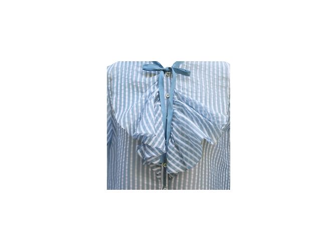 Autre Marque Camicia Rubino Gaeta con volant Multicolore - vista 3