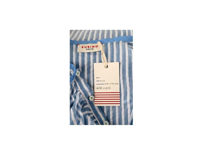 Autre Marque Camicia Rubino Gaeta con volant Multicolore - vista 4