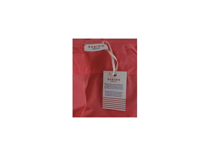 Autre Marque Camicia corta con colletto all'uncinetto Rubino Gaeta Rosa - vista 4