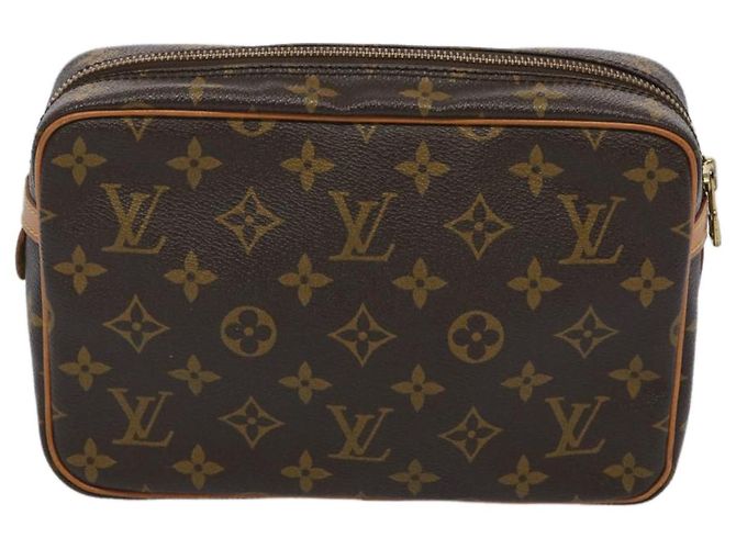 Louis Vuitton Monogram Compiegne 23 Pochette M51847 LV Auth em5734 Monogramma - vista 2