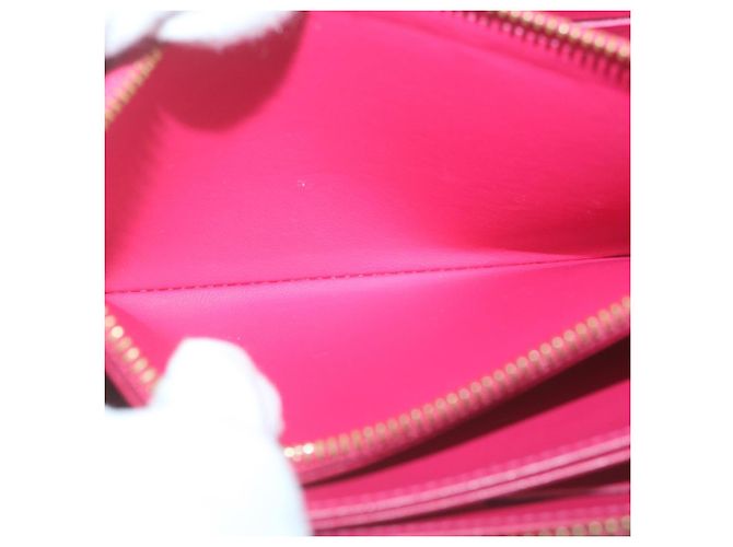Zippy LOUIS VUITTON Portafoglio con zip e monogramma Vernis Rosa M93058 LV Auth em5708 - vista 10