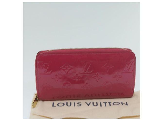 Zippy LOUIS VUITTON Portafoglio con zip e monogramma Vernis Rosa M93058 LV Auth em5708 - vista 12
