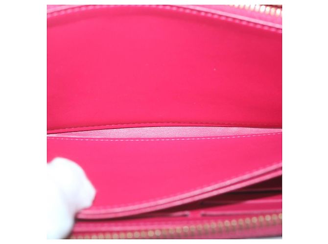 Zippy LOUIS VUITTON Portafoglio con zip e monogramma Vernis Rosa M93058 LV Auth em5708 - vista 19