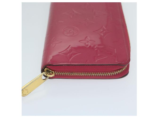 Zippy LOUIS VUITTON Portafoglio con zip e monogramma Vernis Rosa M93058 LV Auth em5708 - vista 4