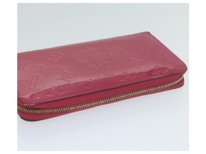 Zippy LOUIS VUITTON Portafoglio con zip e monogramma Vernis Rosa M93058 LV Auth em5708 - vista 5