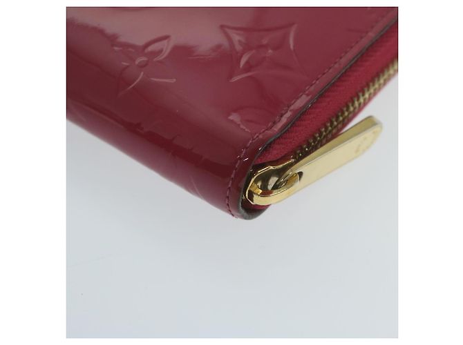 Zippy LOUIS VUITTON Portafoglio con zip e monogramma Vernis Rosa M93058 LV Auth em5708 - vista 7