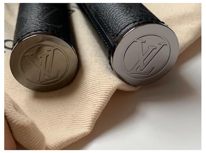 Louis Vuitton Corda per saltare Christopher Monogram Eclipse Grigia Grigio - vista 4