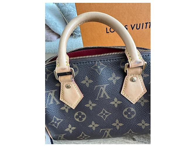 Louis Vuitton Tracolla Speedy 20 Marrone - vista 4