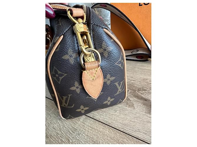 Louis Vuitton Tracolla Speedy 20 Marrone - vista 6