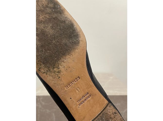 Hermès HERMES Mules e zoccoli T.EU 41 Pelle Nero - vista 5