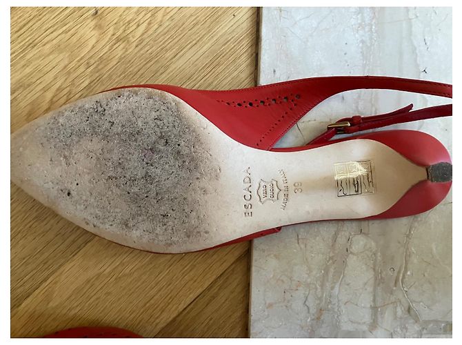 Rote Escada-Pumps Größe 39. - Ansicht 5