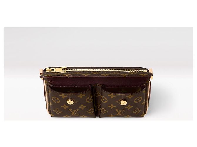 Bolso Louis Vuitton Vibe Marrón de Tela Castaño - vista 3
