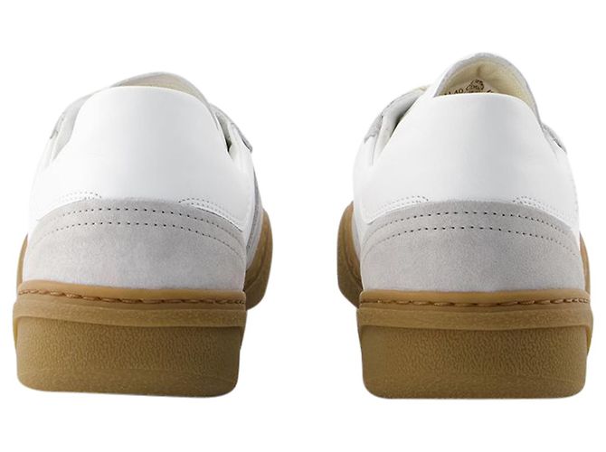 Scarpe da ginnastica Bars M - Acne Studios - Pelle - Bianco/marrone - vista 3