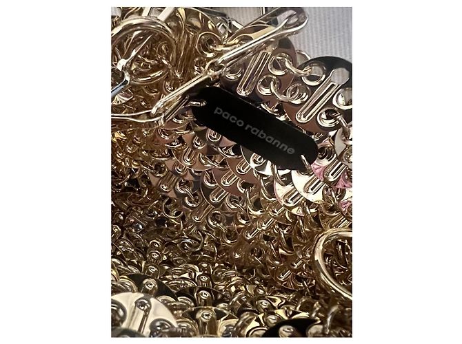 Paco Rabanne Borsa Nano 1969 Oro Metallo D'oro - vista 4