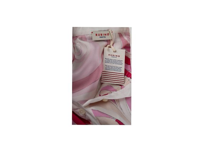 Autre Marque Rubino Gaeta Kleid mit Pfingstrosen-Print Mehrfarben - Ansicht 3