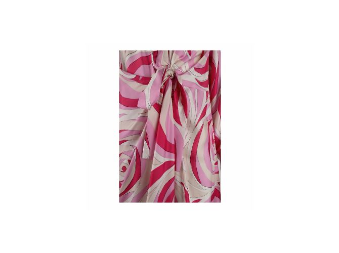 Autre Marque Rubino Gaeta Kleid mit Pfingstrosen-Print Mehrfarben - Ansicht 4