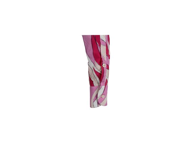Autre Marque Camisa con estampado de peonías Rubino Gaeta Multicolor - vista 4