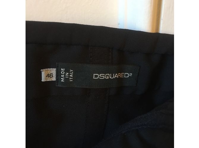 DSQUARED2 Kleider T.International S Viskose Schwarz - Ansicht 4