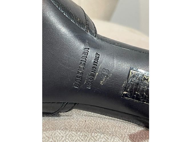 Sandali BALENCIAGA T.EU 38 Pelle Nero - vista 8