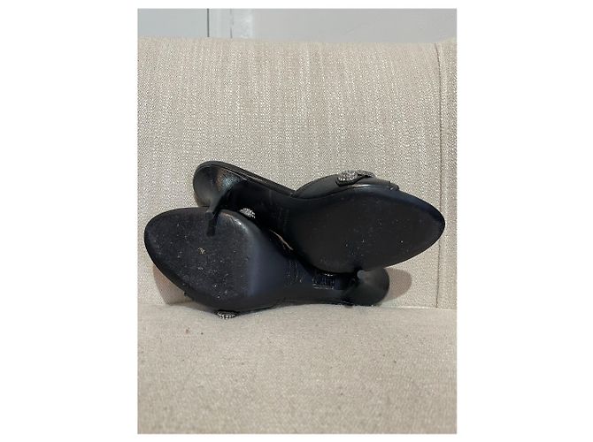 Sandali BALENCIAGA T.EU 38 Pelle Nero - vista 9